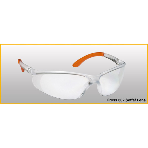 Cross 602 Şeffaf  Koruyucu Gözlük