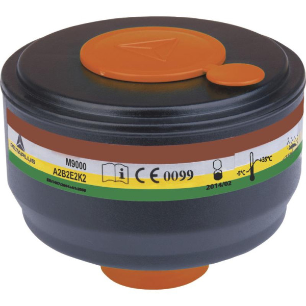 Delta Plus M9000 A2B2E2K2 ABEK2 Yedek Gaz Filtresi 4lü Paket
