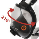 Delta Plus M9300 Strap Galaxy Kayış Ayarlı Tam Yüz Solunum Maskesi M9300 Solunum Koruyucular