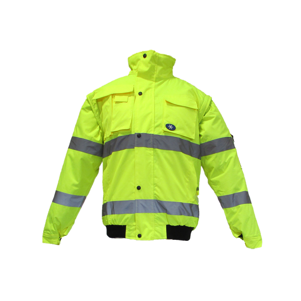 JUNİOR / JN 1021/P Kolu Çıkmalı Ve Polarlı Pilot Mont  Sarı