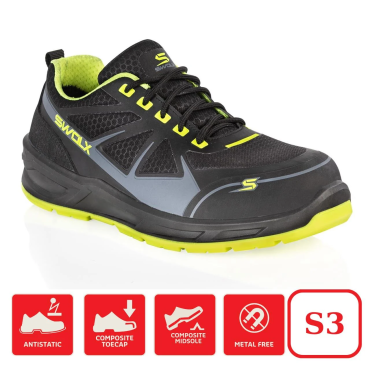 Swolx Sport-XR 200 S3 Kompozit Burun Ve Kevlar Ara Tabanlı İş Ayakkabısı Swolx Sport-XR 200 S3 Kompozit Burun Ve Kevlar Ara Tabanlı İş Ayakkabısı