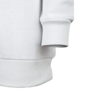 3B 3 İPLİK SIFIR YAKA PREMIUM ŞARDONSUZ SWEAT BEYAZ - Görsel 5