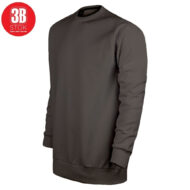 3B 3 İPLİK SIFIR YAKA PREMIUM ŞARDONSUZ SWEAT GRİ - Görsel 4