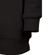3B 3 İPLİK SIFIR YAKA PREMIUM ŞARDONSUZ SWEAT SİYAH - Görsel 5