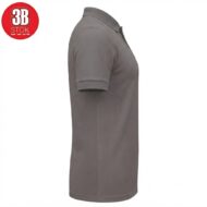 ÇELİK PİKE POLO YAKA TİŞÖRT FÜME 3B - Görsel 3