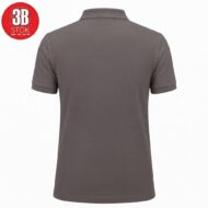 ÇELİK PİKE POLO YAKA TİŞÖRT FÜME 3B - Görsel 4