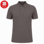 ÇELİK PİKE POLO YAKA TİŞÖRT FÜME 3B