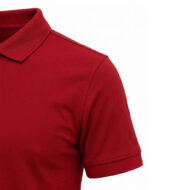 ÇELİK PİKE POLO YAKA TİŞÖRT KIRMIZI 3B - Görsel 4