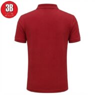 ÇELİK PİKE POLO YAKA TİŞÖRT KIRMIZI 3B - Görsel 3