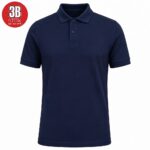 ÇELİK PİKE POLO YAKA TİŞÖRT LACİVERT 3B