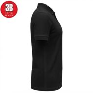 ÇELİK PİKE POLO YAKA TİŞÖRT SİYAH 3B - Görsel 4