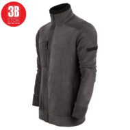 3B POLAR CEKET KAPİTONE FÜME - Görsel 2