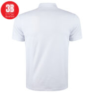 3B POLO YAKA PAMUK PİKE BEYAZ (LYCRA PENYE) - Görsel 4