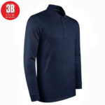 POLO YAKA UZUN KOLLU PAMUK PİKE (LYCRA PENYE) LACİVERT 3B