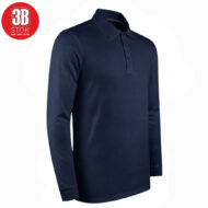 POLO YAKA UZUN KOLLU PAMUK PİKE (LYCRA PENYE) LACİVERT 3B