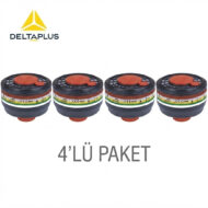 DELTA PLUS  M9000 A2B2E2K2P3 ABEK2 P3 TAM YÜZ GAZ MASKESİ FİLTRESİ 4LÜ PAKET - Görsel 2