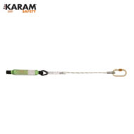 KA382 ŞOK EMİCİ TEK İPLİ STATİK HALATLI KARABİNALI
