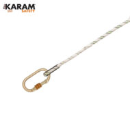 KA382 ŞOK EMİCİ TEK İPLİ STATİK HALATLI KARABİNALI - Görsel 2