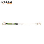 KA383 ŞOK EMİCİ TEK İPLİ STATİK HALATLI ÇİFT KARABİNALI
