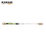 KA385 ŞOK EMİCİ TEK İPLİ STATİK HALATLI ÇİFT KANCALI
