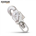 KK122 ÇİFT EMNİYETLİ KÜÇÜK FIRDÖNDÜLÜ KANCA