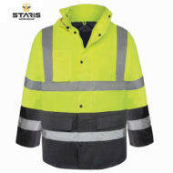 OXFORD SARI-LACİVERT PARKA - Görsel 2