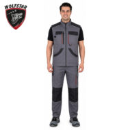 PADDOCK YAZLIK İŞ TAKIMI GRİ PANTOLON-YELEK - Görsel 2