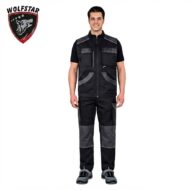 PADDOCK İŞ TAKIMI YAZLIK SİYAH PANTOLON-YELEK