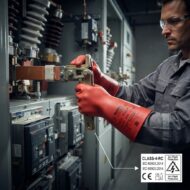 CLASS 4 İZOLE ELEKTRİK ARK ELDİVENİ 36000V AC RAYCHEM KAMFET - Görsel 2