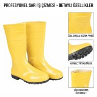 SARI PVC ÇİZME - Görsel 2