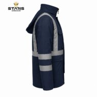 STARİŞ BONDİ KIŞLIK KAPÜŞONLU PARKA LACİVERT - Görsel 2