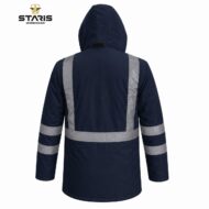 STARİŞ BONDİ KIŞLIK KAPÜŞONLU PARKA LACİVERT - Görsel 3