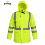 STARİŞ BONDİ KIŞLIK KAPÜŞONLU PARKA NEON SARI