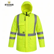STARİŞ BONDİ KIŞLIK KAPÜŞONLU PARKA NEON SARI