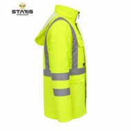 STARİŞ BONDİ KIŞLIK KAPÜŞONLU PARKA NEON SARI - Görsel 3