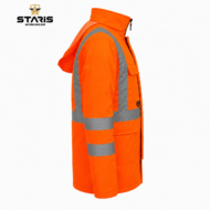 STARİŞ BONDİ KIŞLIK KAPÜŞONLU PARKA NEON TURUNCU - Görsel 2