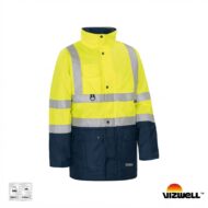 VWJK44 5+1 VİZWELL OXFORD PARKA SARI-LACİVERT - Görsel 3