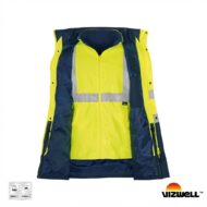 VWJK44 5+1 VİZWELL OXFORD PARKA SARI-LACİVERT - Görsel 5