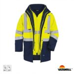 VWJK44 5+1 VİZWELL OXFORD PARKA SARI-LACİVERT