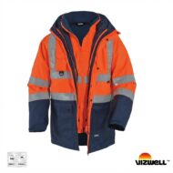 VWJK44 5+1 OXFORD PARKA VİZWELL TURUNCU-LACİVERT