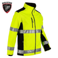 WOLFSTAR SOFTSHELL MONT NEON REFLEKTÖRLÜ SARI - Görsel 2