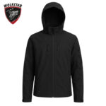 TİTAN KAPÜŞONLU SOFTSHELL MONT SİYAH WOLFSTAR