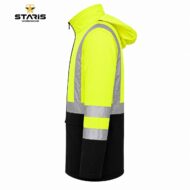 STARİŞ BONDİ KIŞLIK KAPÜŞONLU PARKA SARI LACİVERT - Görsel 5