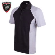 YAN PANEL DESENLİ POLO YAKA TİŞÖRT - Görsel 3